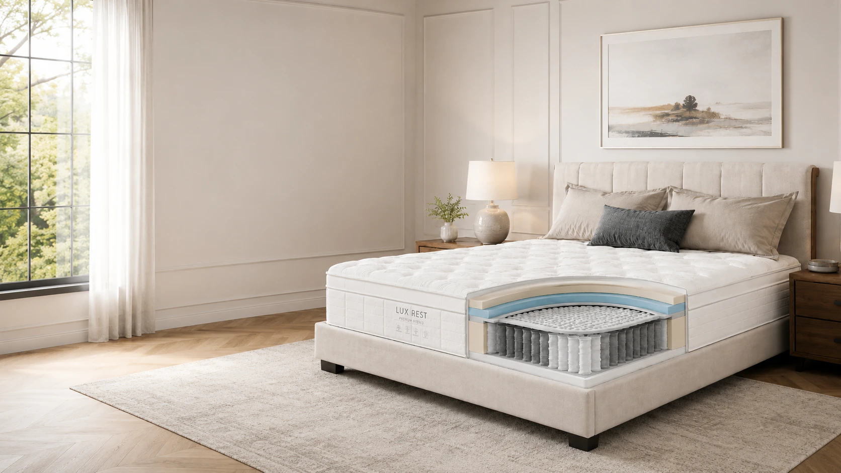 Strefa spania - łóżka i materace